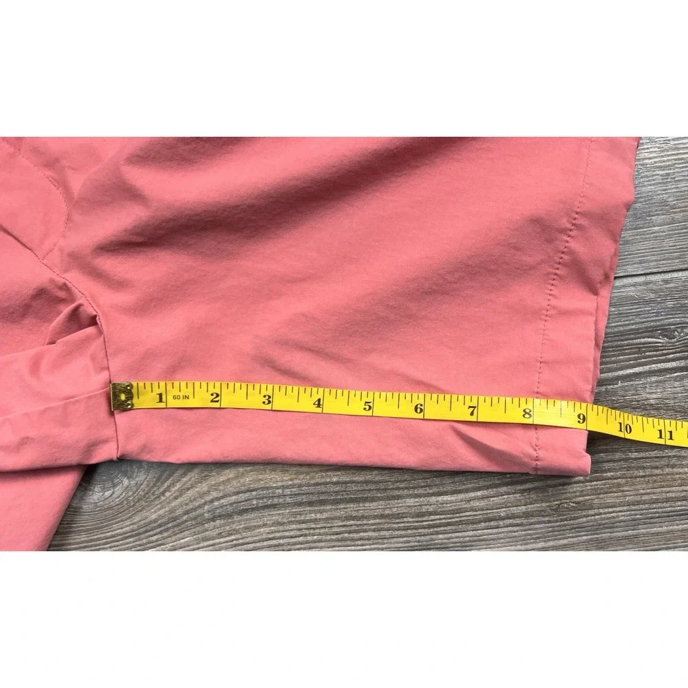 Vineyard Vines Club Short Flat Front Chino Salmon Pink Mens Size 28 Preppy STAIN